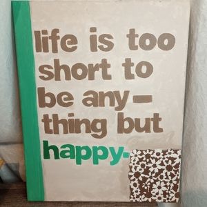 15‎ x 20 hand Painting positive quotes